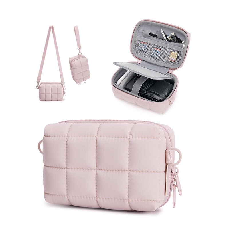 Quilted Padded Camera Bag Digital Storage Bag Waterproof Ccd Portable Camera Bag Women's Crossbody Bag Mirrorless Camera Bag Quilted Padded Camera Bag Digital Storage Bag Waterproof Ccd Portable Camera Bag Women's Crossbody Bag Mirrorless Camera Bag