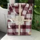 Laper Home Service -Red и White Plaid -l Bust 120