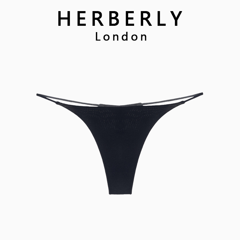 British Herberly Sexy Double-Layered Thin Strap Thong Women's Low-Waist Double-Layered Bikini T-Shaped Underwear British Herberly Sexy Double-Layered Thin Strap Thong Women's Low-Waist Double-Layered Bikini T-Shaped Underwear