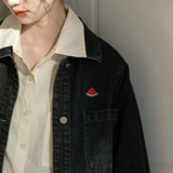 灵心造 Изысканная брошь ручной работы, сексуальный значок, булавка, аксессуар, Индия, с вышивкой