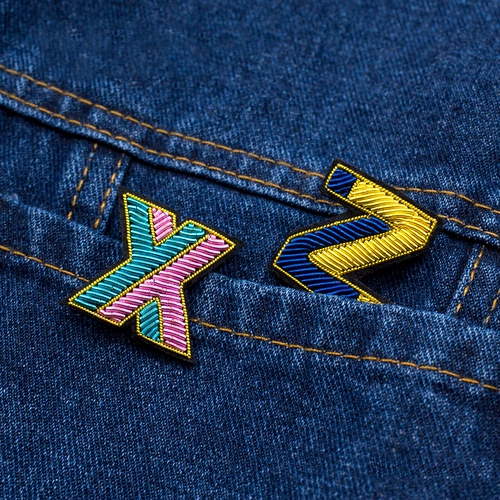 Брошь с буквами, изысканный аксессуар на лацкан, сексуальный значок, английский, изысканный стиль