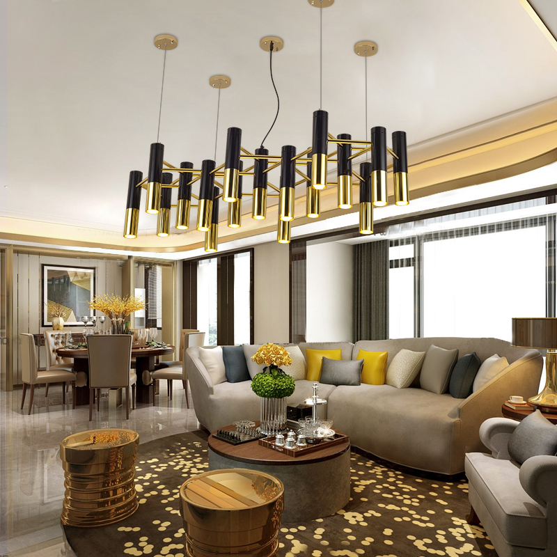 Nordic creative fashion dining room bedroom living room lamp front desk decorative lamps American villa post-modern light luxury chandelier