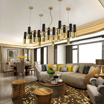 Nordic creative fashion restaurant bedroom living room lamp front decoration lamps American Villa postmodern light luxury chandelier