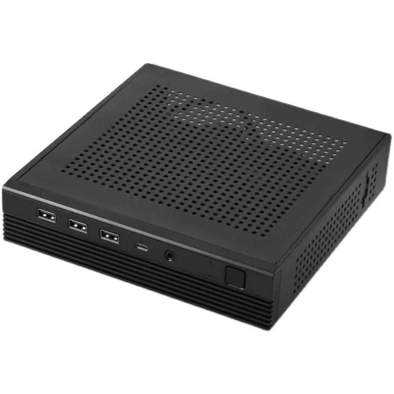 Корпус миниатюрного ПК SKTC TX06, тонкий Itx корпус, бесшумный промышленный контроль, пальчиковый компьютер, мини-формат, высокая тыльность