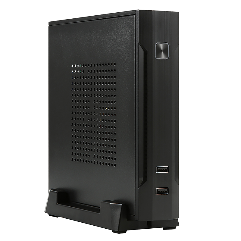 SKTC TX01 mini case thin itx case mute Industrial Control handheld computer mini half height back hanging