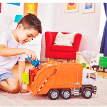North America Driven childrens engineering car sliding toy garbage truck Fire sanitation recycling crane boys oversized