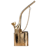 Латунный портативный мужской кальян, подарок на день рождения