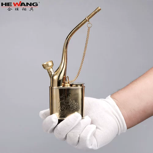 Латунный портативный мужской кальян, подарок на день рождения