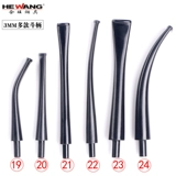 Hewang Raudt Harding Хвост с твердым деревом хвост 9 миллиметровой ручка с изгибом дымохода Прямо боевая ручка с прямой ковшой расходные материалы для