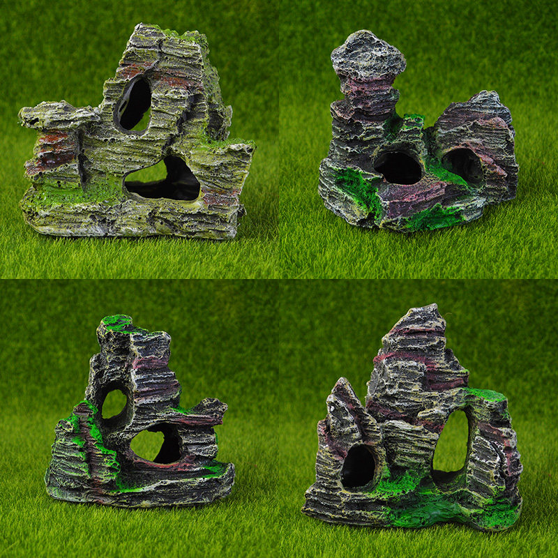 Shi Wang Ant Museum Artificial rock rockery Cave Ecological landscaping Aquarium tank Reptile escape Resin craft decoration