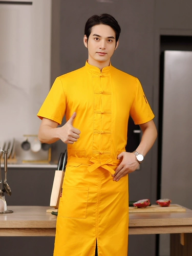 圣梦特 Рабочая одежда шеф-повара высокого класса с коротки