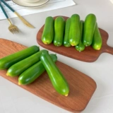 Модель фруктового огурца, маленький огурец, растительные украшения, реквизит для фотосъемки, окно, выставочный зал, модель комнаты, украшения