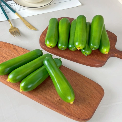 Модель фруктового огурца, маленький огурец, растительные украшения, реквизит для фотосъемки, окно, выставочный зал, модель комнаты, украшения