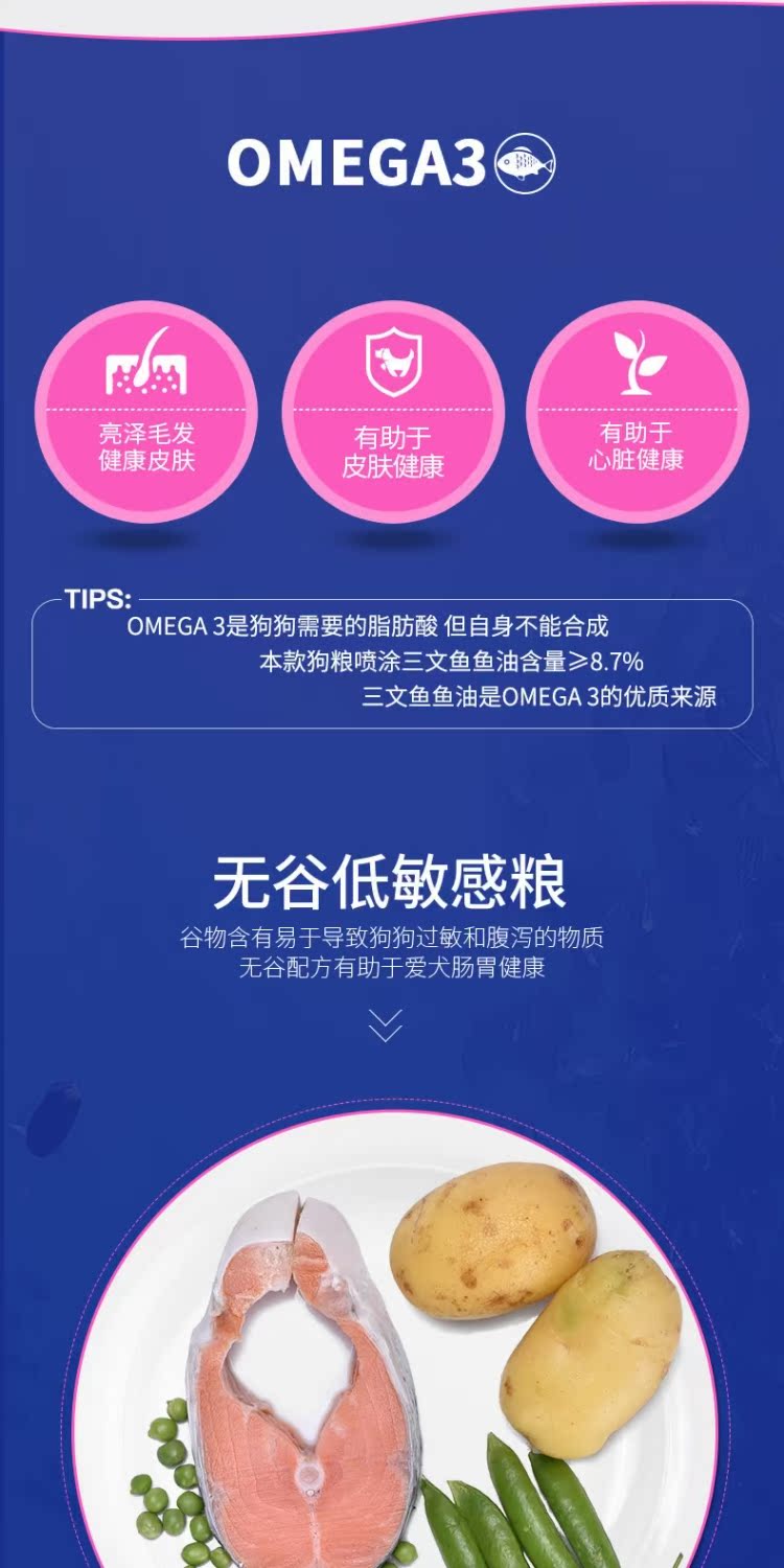 Ocean Star Mini Ultra Particles Salmon Salmon Dog Dog Food Food Natural Valley Free Sensitive Beauty Hair Young Dog Dog - Chó Staples hạt cho chó