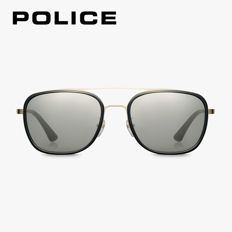 POLICE vigour Thinking glasses stars the same flight sunglasses male frame wave minimalist sunglasses SPL460G