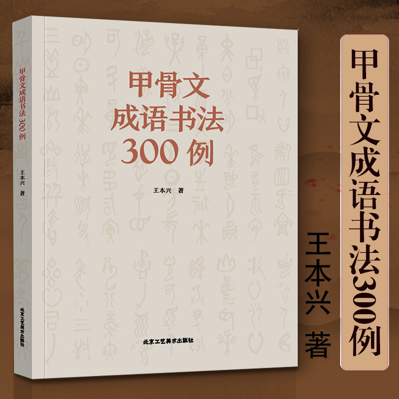 甲骨文成语书法300例甲骨文字典甲骨文字帖书法临摹甲骨文识字