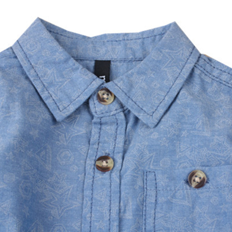 Chemise enfant à manche longue - Ref 2083632 Image 11