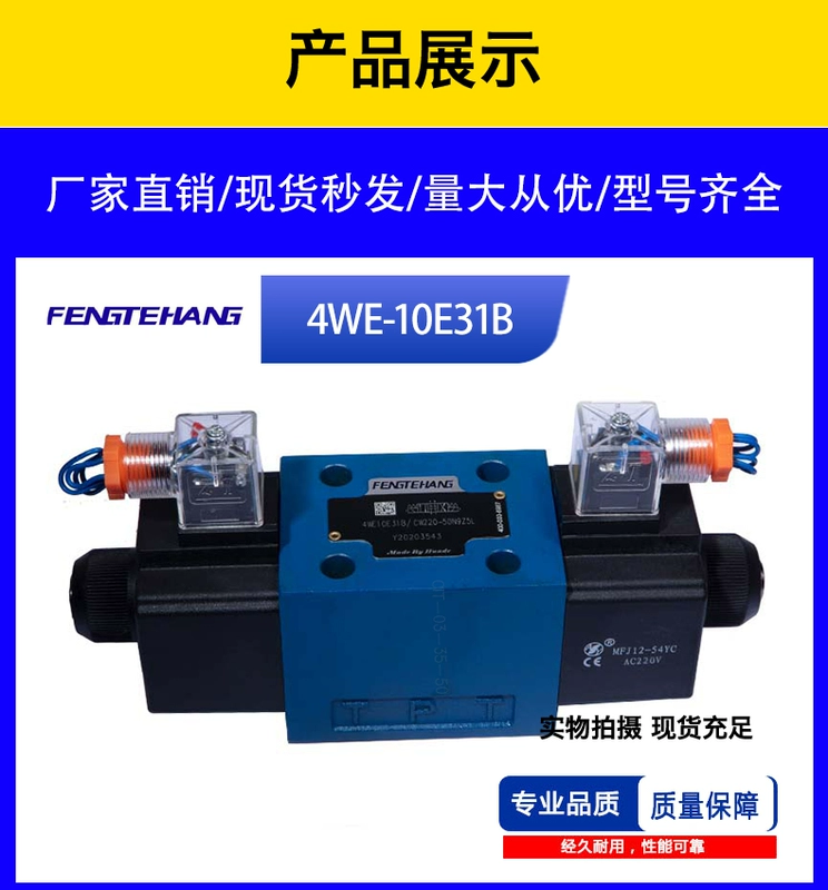 Van định hướng thủy lực FTH hai đầu 4WE10/E/F/G/H/J/L/M/P/Q/T/U31B