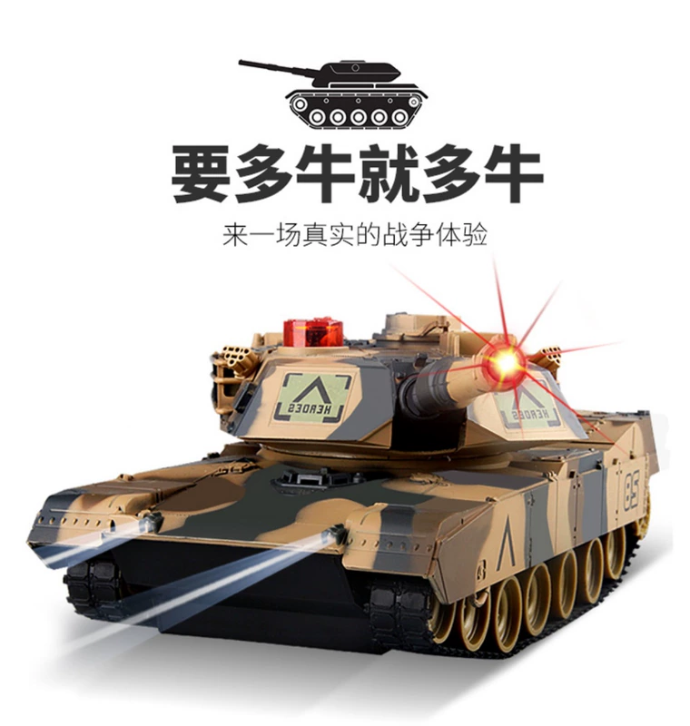 Điều khiển từ xa không dây cha mẹ chiến đấu xe tăng mini xuyên quốc gia cậu bé quà tặng sạc xe đồ chơi bán đồ chơi trẻ em