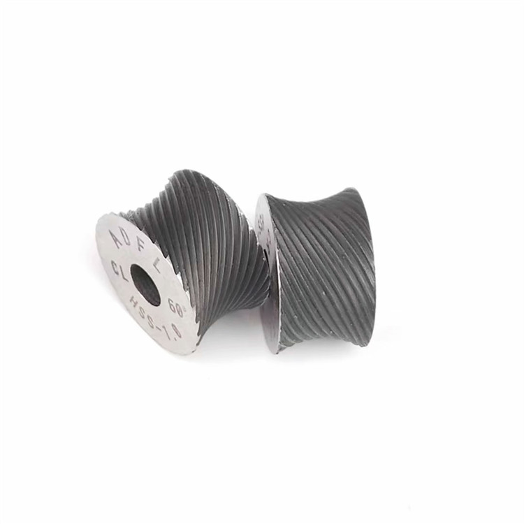 Circular arc knurling wheel R knurling wheel arched embossing wheel non-mark rollaway flower wheel DL DR60 degree inclined circular arc tooth 1