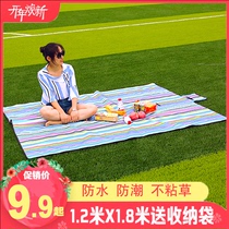 Outdoor waterproof picnic mat Outing Oxford cloth tide pad Spring outing Autumn beach portable lawn childrens picnic mat