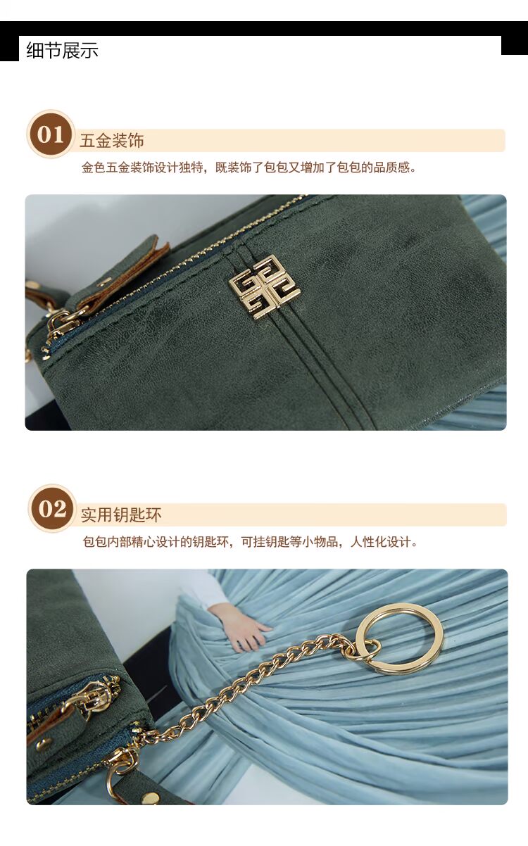 Ví tiền xu 2018 mùa hè túi đồng xu nhỏ gói thẻ mới tay chà gói chính đa chức năng retro pouch ví hermes