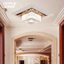 OP lighting LED ceiling lamp Entrance aisle lamp Corridor home balcony Crystal decorative lamp Crystal can