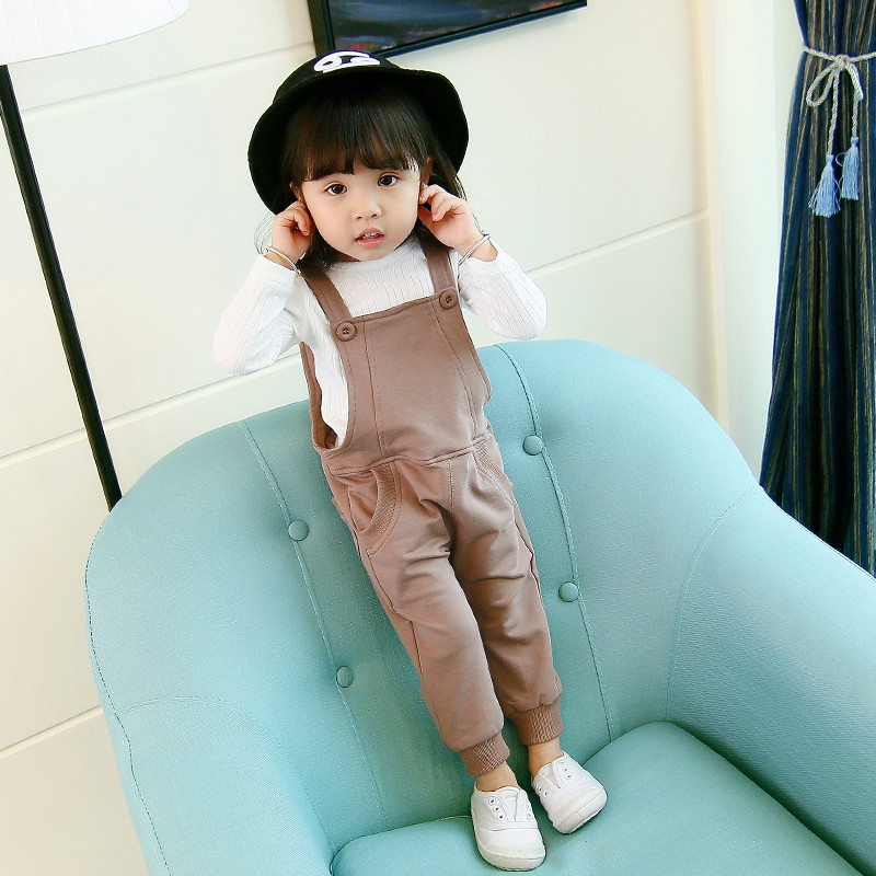 Con gái, con gái, em bé, khí chất, yếm, bộ đồ, quần áo mùa xuân, em bé, quần áo trẻ em, 3 tuổi rưỡi, phiên bản Hàn Quốc, 4 tay áo dài, hai mảnh đồ trẻ em