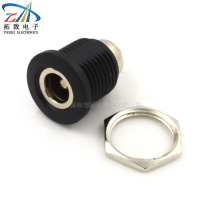 DC female seat 5525 DC-022D 2 0 2 5-pin copper wire type round 180 degree electric vehicle charging socket