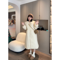 (Winter Snow) Nana’s maternity wear during pregnancy autumn and winter fashionable thickened cotton coat slimming cotton jacket