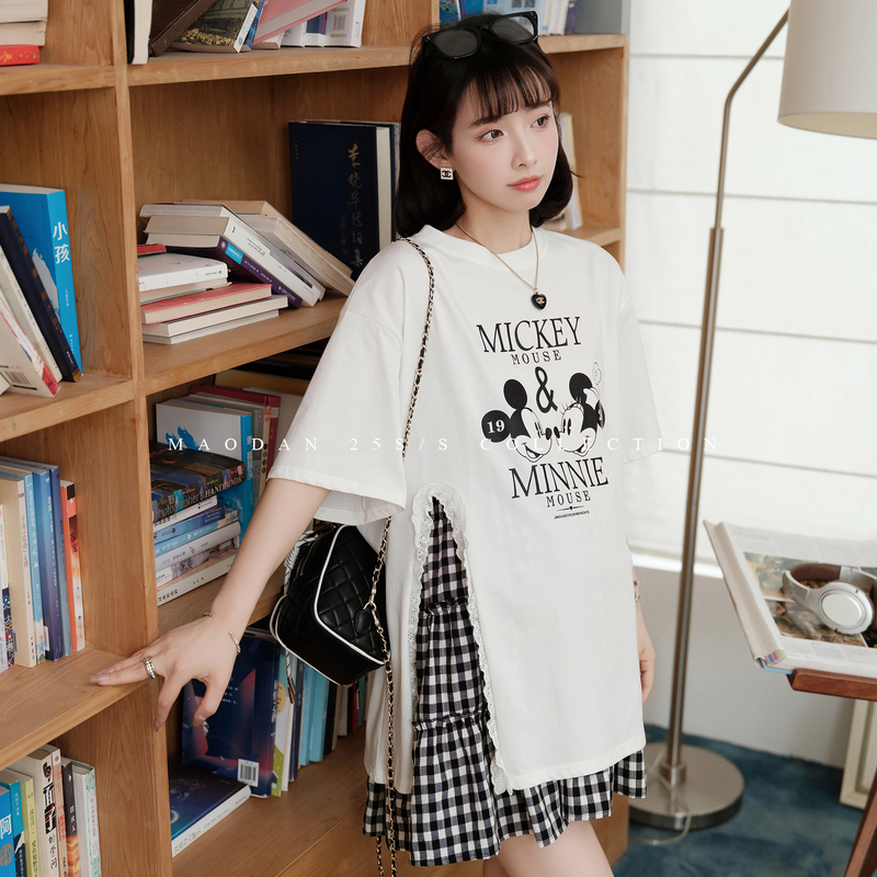 Cat-Themed [Mickey Style] Nana's Maternity Wear 2026 New Trendy Summer Skirt-Pants Set