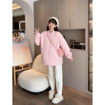 (Bai Qiao Lovers) Nana’s maternity wear during pregnancy new autumn and winter warm cotton clothes fashionable and simple jackets