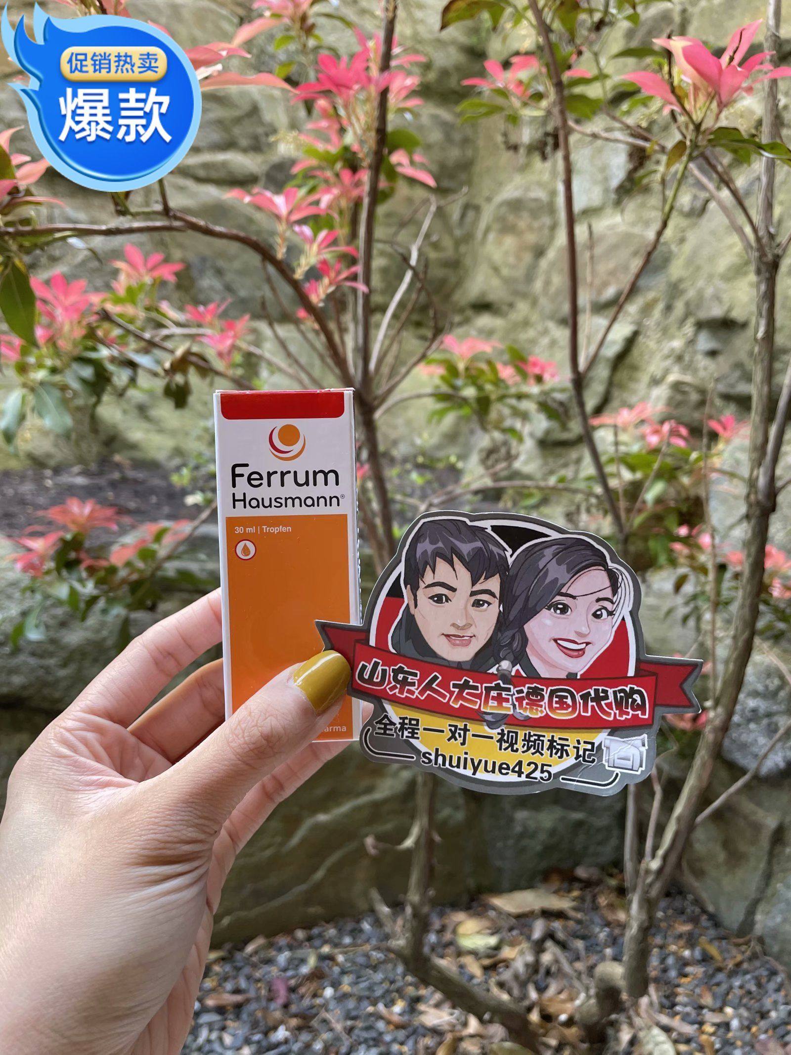 German hausmann premature baby baby child supplement iron oral liquid iron with stock