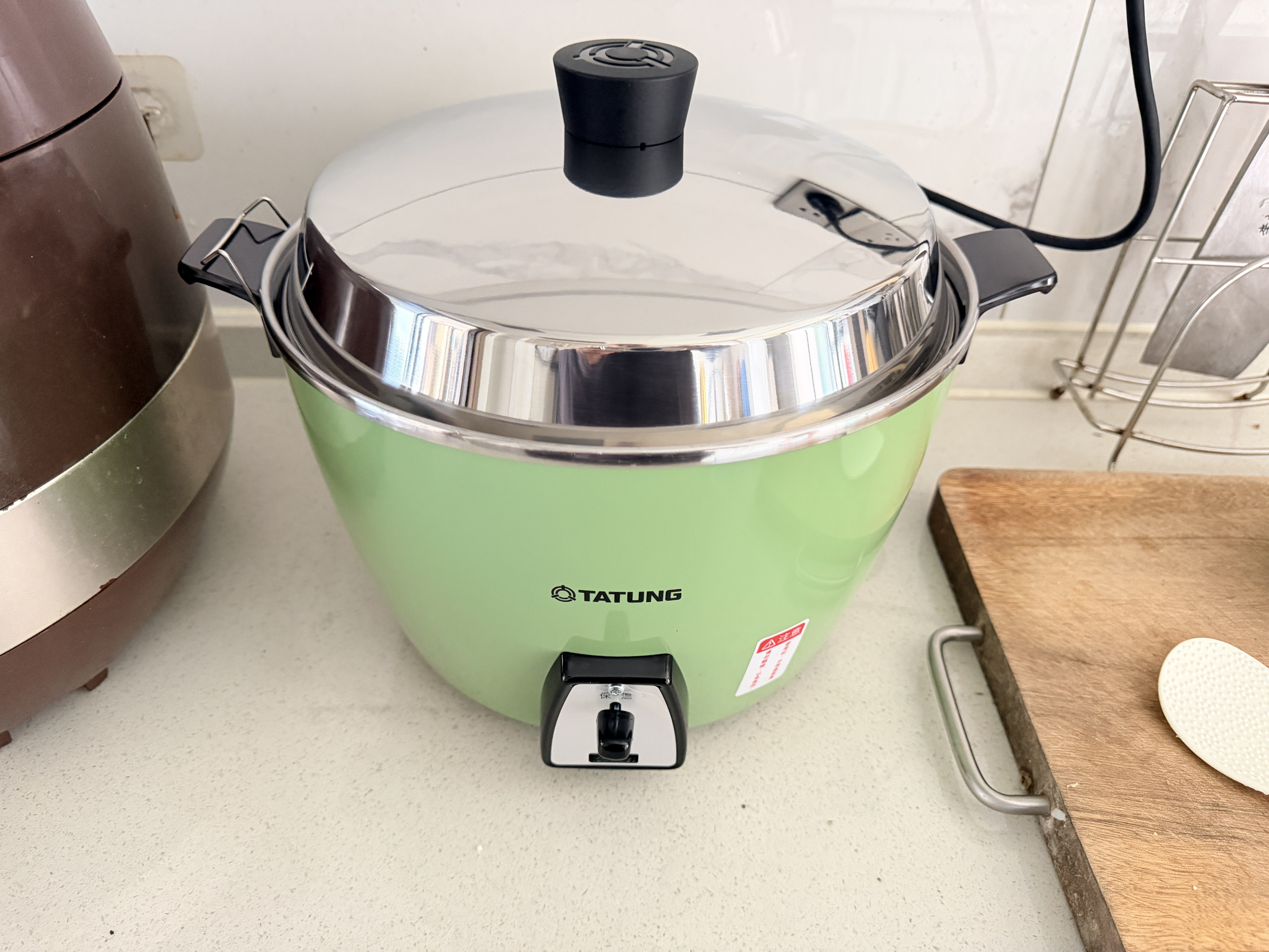 臺灣製TATUNG大同TAC-10GS不鏽鋼電飯鍋四人份機械式多功能電鍋