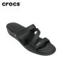 Crocs card Luo Chi sandal nữ Patsia mùa hè ngoài trời giải trí đế bằng phẳng dép nữ | 10386 - Khởi động ngoài trời giày giữ ấm