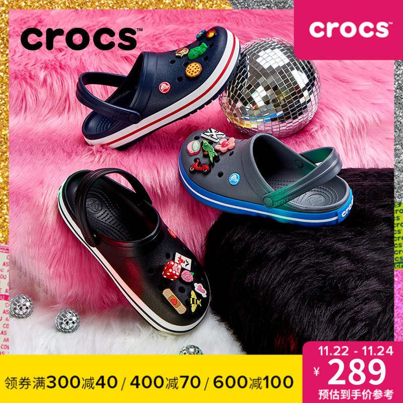 Crocs hole shoes male and female card Luoban couple beach shoes Crocs wear Baotou sandals and slippers) 11016