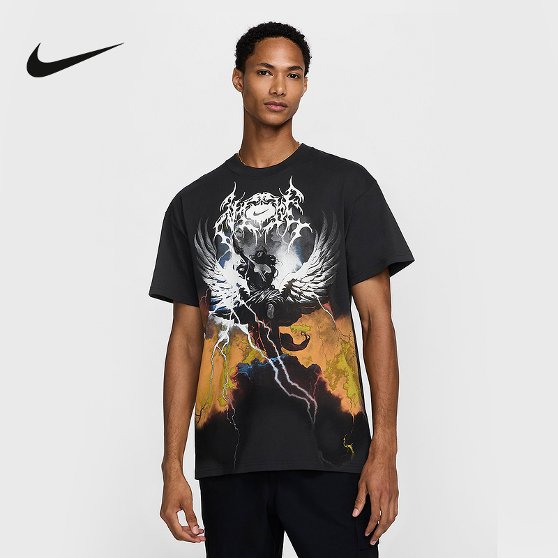 Nike Official Sports 2025 Summer Men's Short-Sleeved Knitwear Hq2579-045