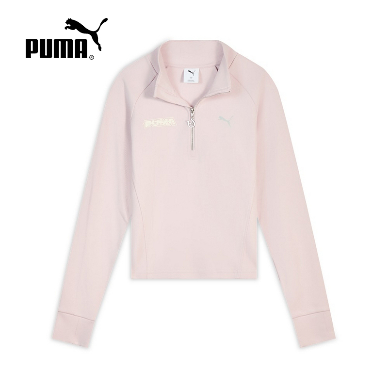 Puma Sports 2026 Spring Women's Knitted Sweatshirt 636175-70