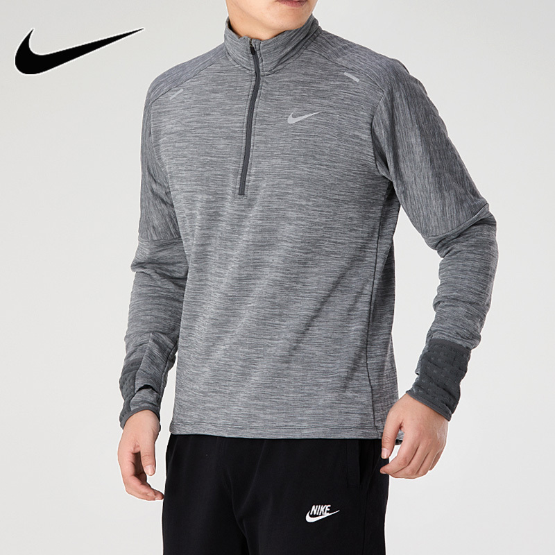 Nike Long-Sleeved T-Shirt Men's 2025 Spring New Half-Zip Pullover Casual Sportswear Cu6088-0 Nike Long-Sleeved T-Shirt Men's 2025 Spring New Half-Zip Pullover Casual Sportswear Cu6088-0