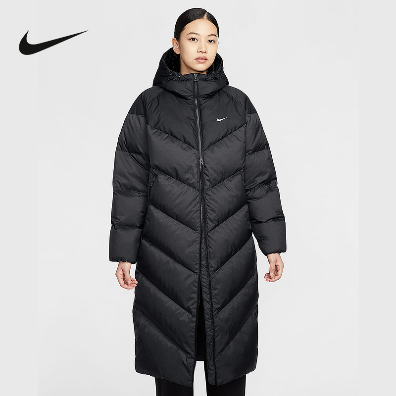 Nike Official Sports 2025 Winter Women's Long down Jacket Hv5237-010