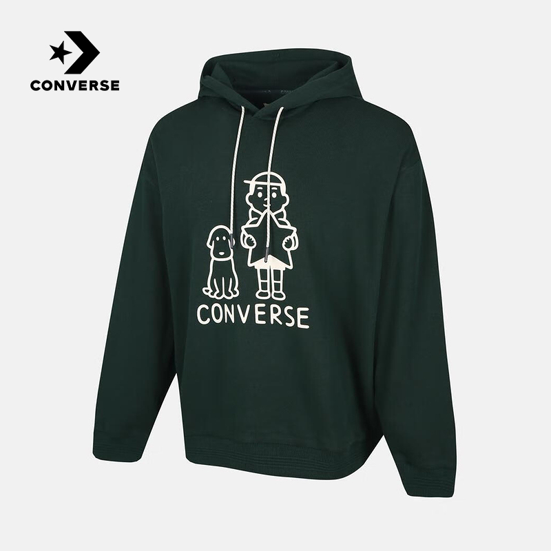 Converse Sports 2025 Winter Unisex Knitted Hooded Pullover Ucj655-Eie