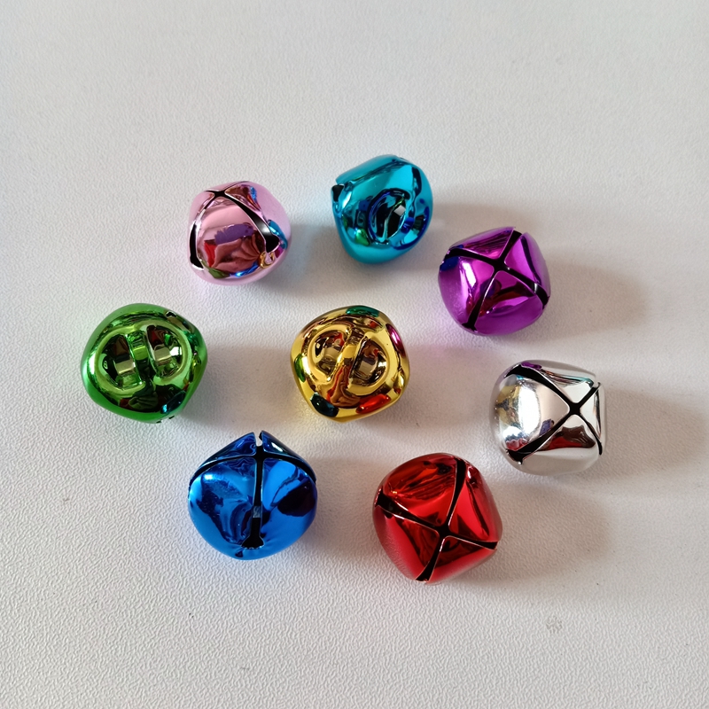 Cross opening pendant color small bell decorative hand pendant Christmas diy handmade jewelry accessories material package