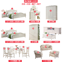 Han Style Bedroom Suite Furnishings Han Style Bed Master Bedroom 1 8 m Double Wedding Bed Wardrobe Combination Suit