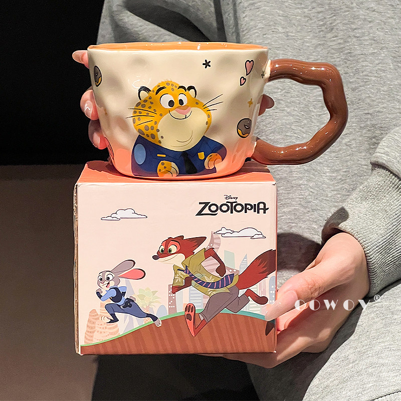 Керамическая кружка Crazy Animal City большой емкости для пары, чашка для воды, подарок на День девочек, Домашняя питьевая вода, офис