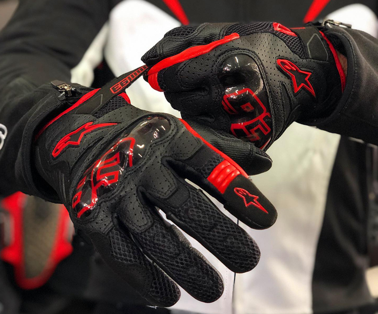 Spring Summer Locomotive Racing Gloves Female Motor Bike Riding Anti-Fall Protective Breathable Rider Cross-country Gloves Male