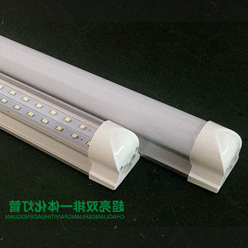 双排1.2米日光灯t8一体化分体led灯管30w40w60w单灯管带支架超亮