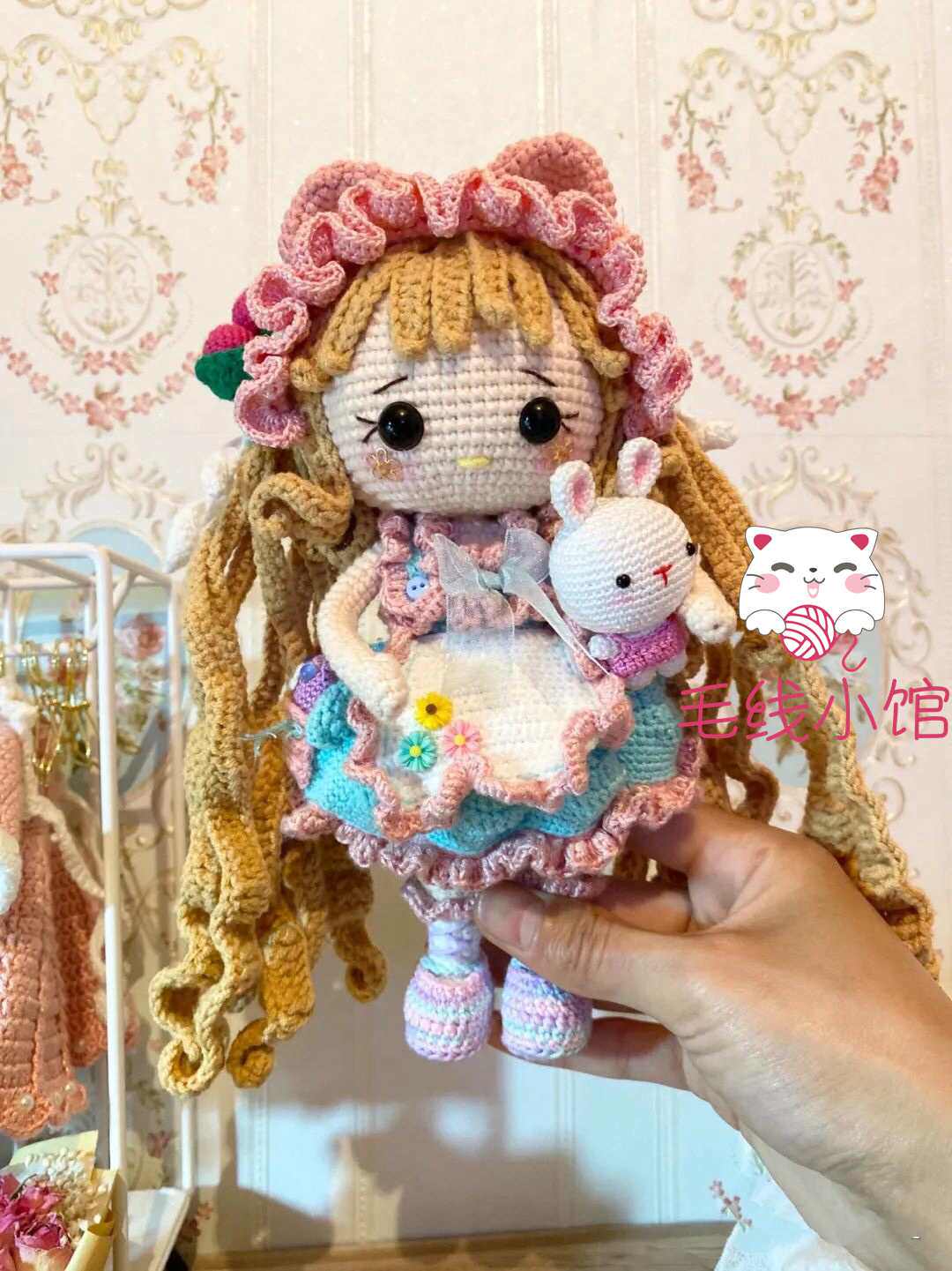 Wishing doll thirteen months 067 handmade diy crochet knitting tutorial doll doll electronic diagram non-finished product