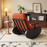 Дизайнерская качалка из натурального дерева для домашнего использования для отдыха, диван