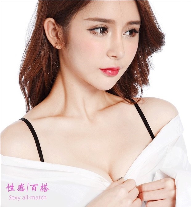Mùa hè mỏng vai mỏng dây đeo đồ lót điều chỉnh dây đeo vai mới trong suốt dây nhỏ ngực nhỏ ren lãng mạn phụ kiện tùy chọn dây áo lót hở lưng gợi cảm