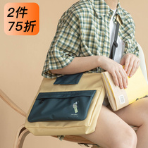NULL Original Package Bag Women Skew Satchel Big Capacity Summer 202200 Hitch Summer Student Tide Light Nylon Cloth Bag